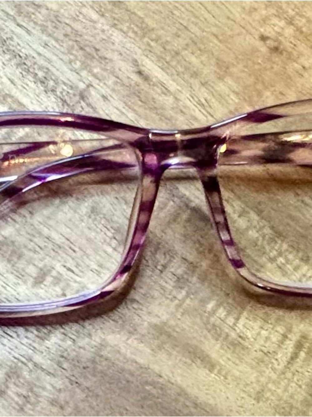 Source Unknown Purple Clear Kids Sunglasses